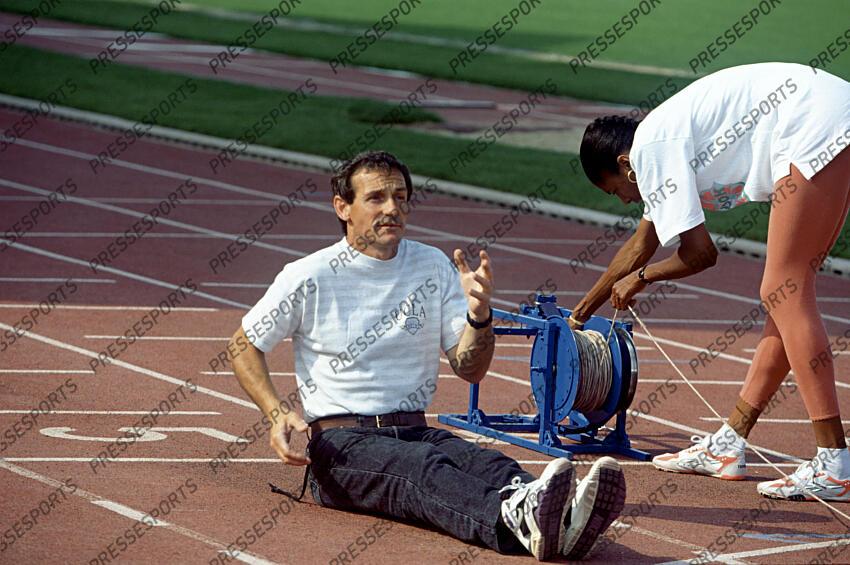 ATHLETISME 1992 ENTRAINEMENT PEREC