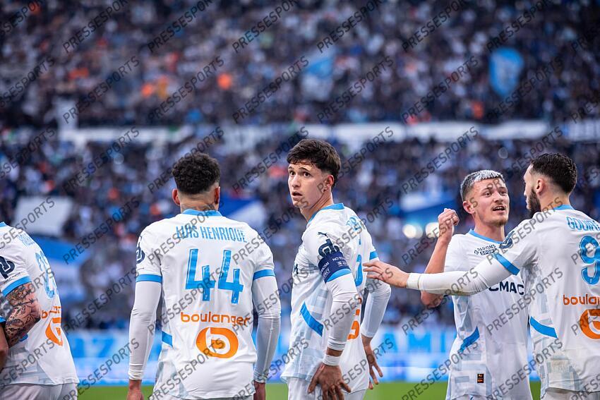 FOOT - 22e journée de Ligue 1 - OM / ASSE- but annulé BALERDI leonardo MARSEILLE-SAINT-ETIENNE (5-1) 