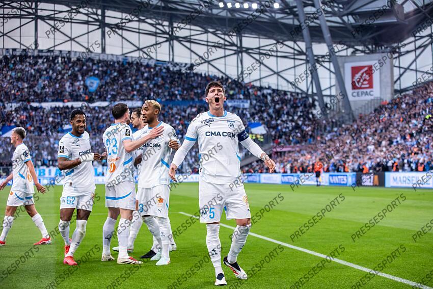FOOT - 22e journée de Ligue 1 - OM / ASSE- but annulé BALERDI leonardo MARSEILLE-SAINT-ETIENNE (5-1) 