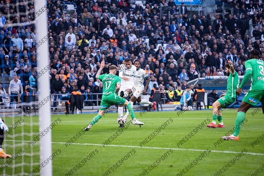 FOOT - 22e journée de Ligue 1 - OM / ASSE- GREENWOOD mason MARSEILLE-SAINT-ETIENNE (5-1) 