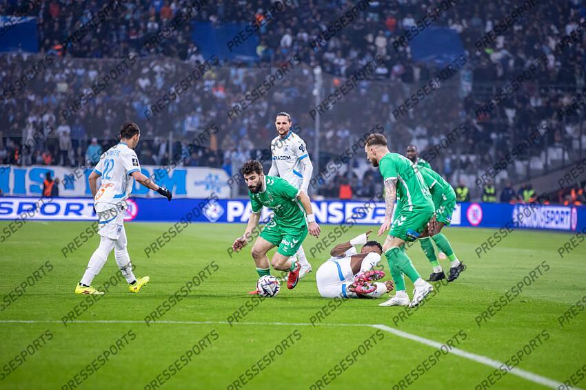 FOOT - 22e journée de Ligue 1 - 15/02/2025 - OM / ASSE - DAVITASHVILI zuriko MARSEILLE-SAINT-ETIENNE (5-1) 