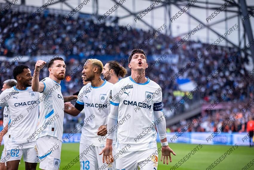 FOOT - 22e journée de Ligue 1 - OM / ASSE- but annulé BALERDI leonardo MARSEILLE-SAINT-ETIENNE (5-1) 
