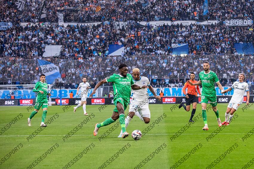 FOOT - 22e journée de Ligue 1 - 15/02/2025 - OM / ASSE - BATUBINSIKA buduka dylan MARSEILLE-SAINT-ETIENNE (5-1) 