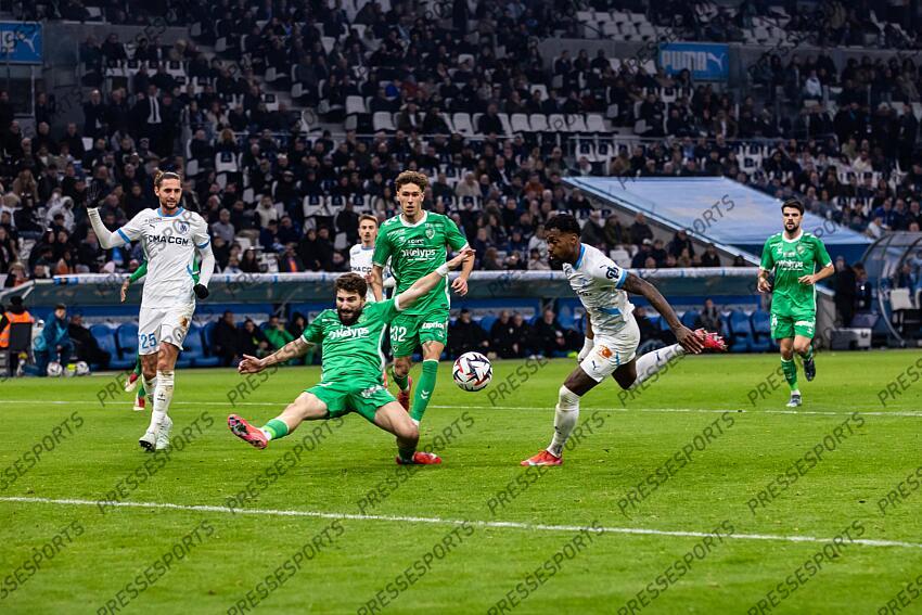FOOT - 22e journée de Ligue 1 - 15/02/2025 - OM / ASSE - MARSEILLE-SAINT-ETIENNE (5-1) 