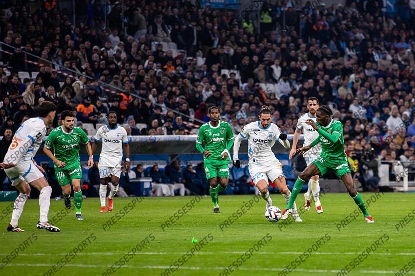 FOOT - 22e journée de Ligue 1 - 15/02/2025 - OM / ASSE - MARSEILLE-SAINT-ETIENNE (5-1) 