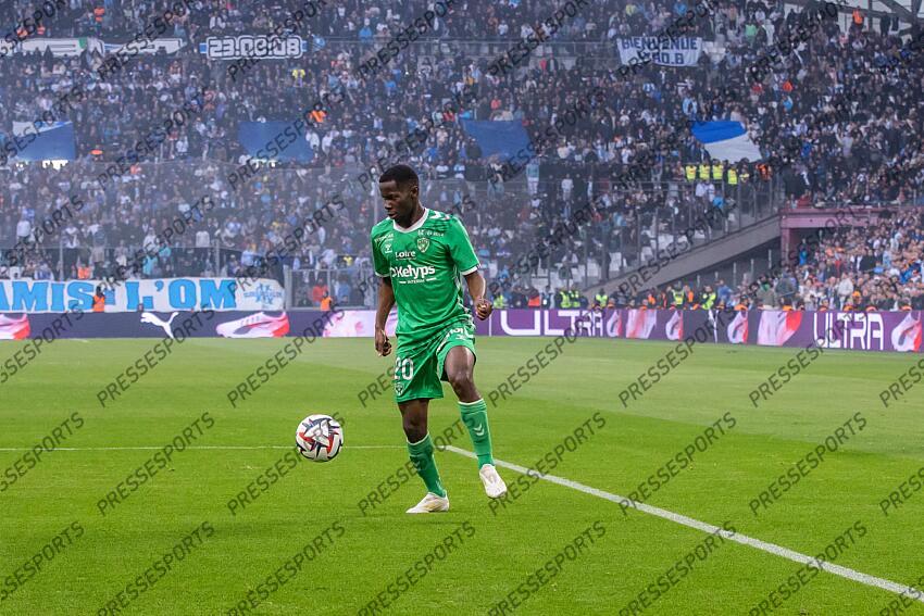 FOOT - 22e journée de Ligue 1 - 15/02/2025 - OM / ASSE - BOAKYE augustine MARSEILLE-SAINT-ETIENNE (5-1) 