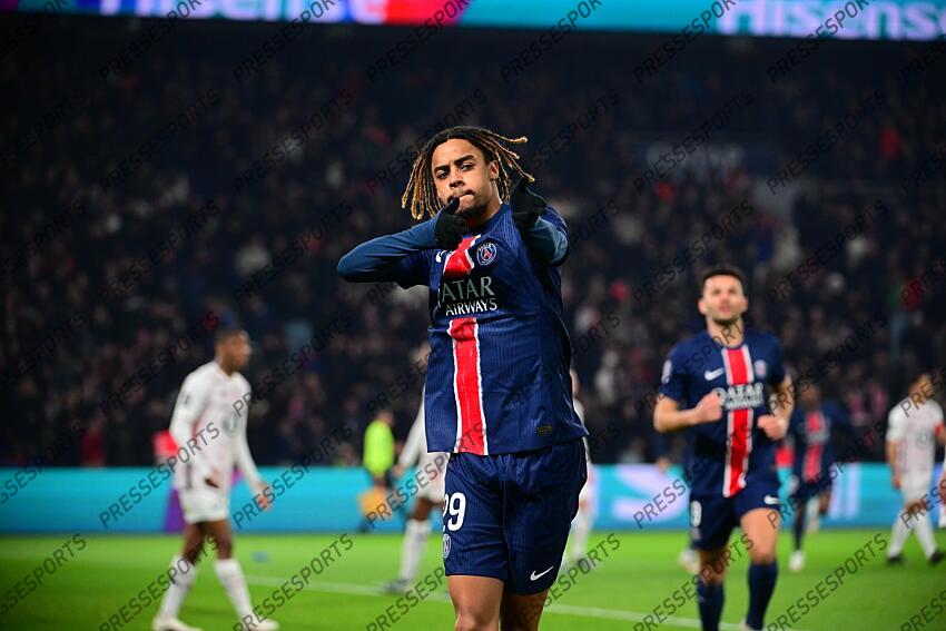 barcola (bradley) PSG-LILLE (4-1) (1-0) barcola (bradley) L'(02/03/2025) détourée 