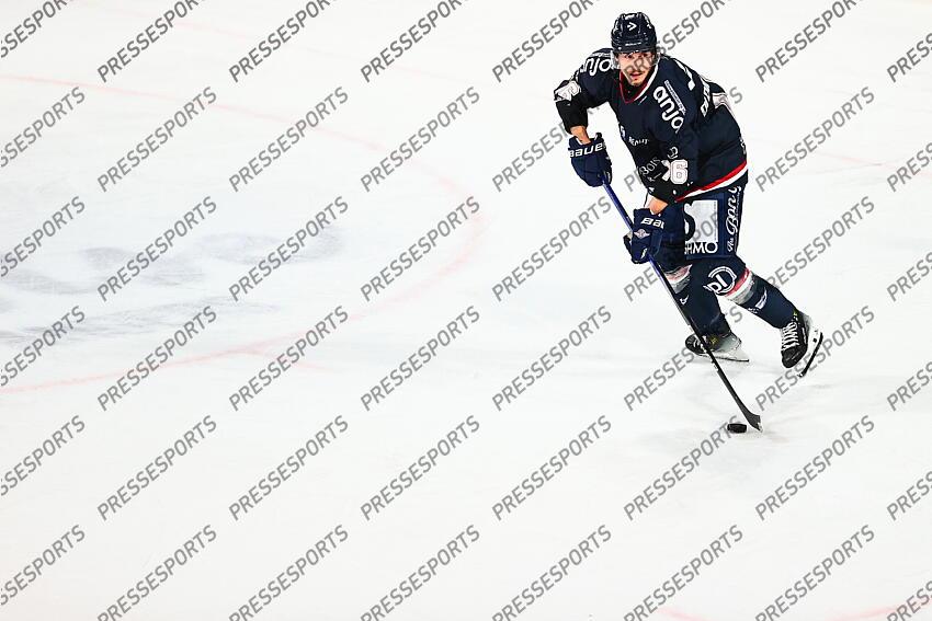 Hockey sur Glace / Cedric DI DIO Balsamo (Angers) / Angers Vs Briançon - Score Final 5-2 / Ligue Magnus 2024-2025 / 4ème Journée / Ice Parc / Angers / Pays de la Loire / Maine et Loire / France ANGERS-BRIANCON (5-2) ANGERS-BRIANCON (5-2) 