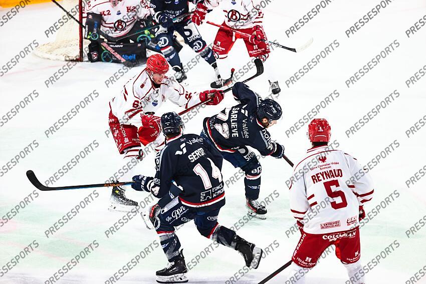 Hockey sur Glace - Angers Vs Briançon - Score Final 5-2 / Ligue Magnus 2024-2025 / 4ème Journée / Ice Parc / Angers / Pays de la Loire / Maine et Loire / France ANGERS-BRIANCON (5-2) ANGERS-BRIANCON (5-2) 