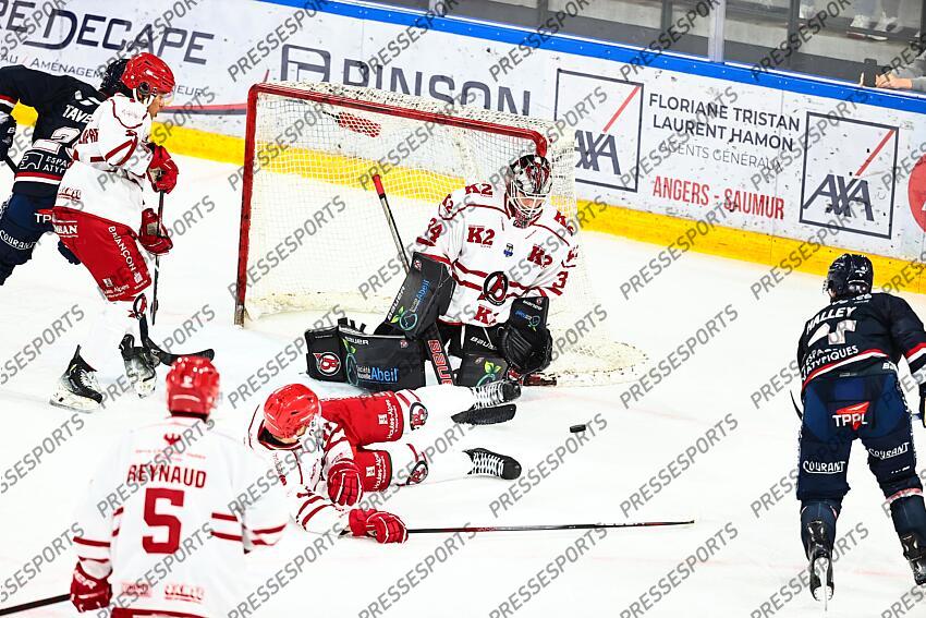 Hockey sur Glace - Angers Vs Briançon - Ligue Magnus 2024-2025 / 4ème Journée / Ice Parc / Angers / Pays de la Loire / Maine et Loire / France ANGERS-BRIANCON (5-2) ANGERS-BRIANCON (5-2) 
