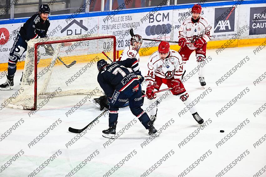 Hockey sur Glace - Angers Vs Briançon - Ligue Magnus 2024-2025 / 4ème Journée / Ice Parc / Angers / Pays de la Loire / Maine et Loire / France ANGERS-BRIANCON (5-2) ANGERS-BRIANCON (5-2) 