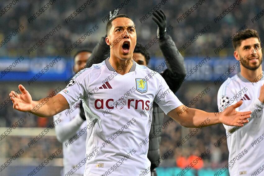 FOOT LIGUE DES CHAMPIONS 2025 CLUB BRUGES-ASTON VILLA (1-3)