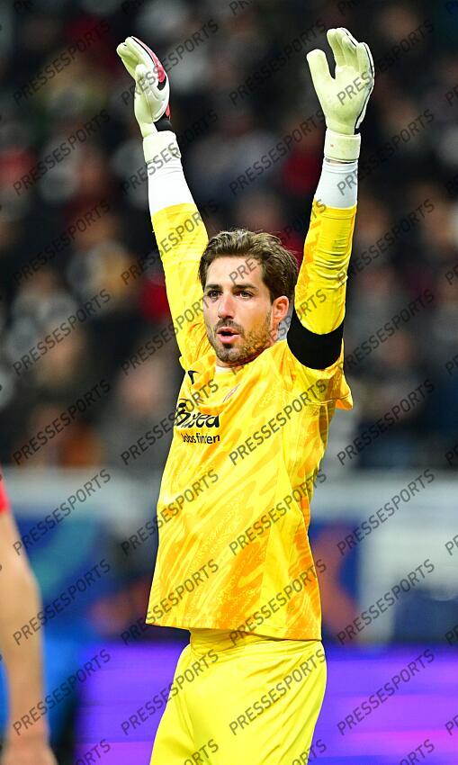 Torwart Kevin Trapp (Frankfurt) Frankfurt, 01.03.2025, Fussball, Bundesliga, Eintracht Frankfurt - Bayer 04 Leverkusen 1:4 EINTRACHT FRANCFORT-BAYER 04 LEVERKUSEN (1-4) 