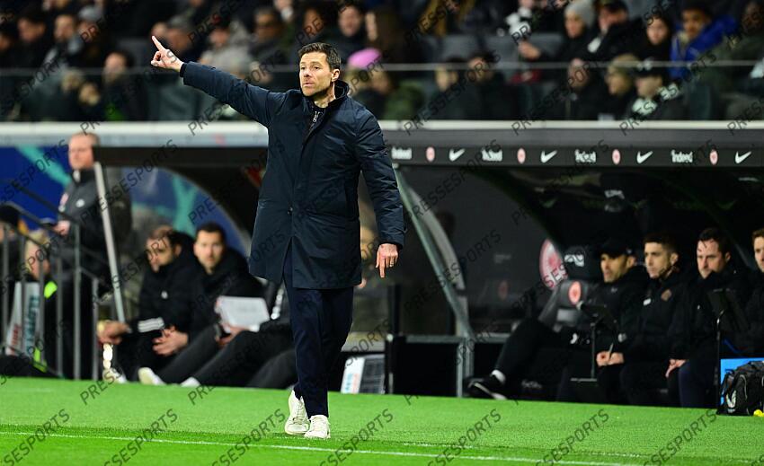 Trainer Xabi Alonso (Leverkusen) Frankfurt, 01.03.2025, Fussball, Bundesliga, Eintracht Frankfurt - Bayer 04 Leverkusen EINTRACHT FRANCFORT-BAYER 04 LEVERKUSEN (1-4) 