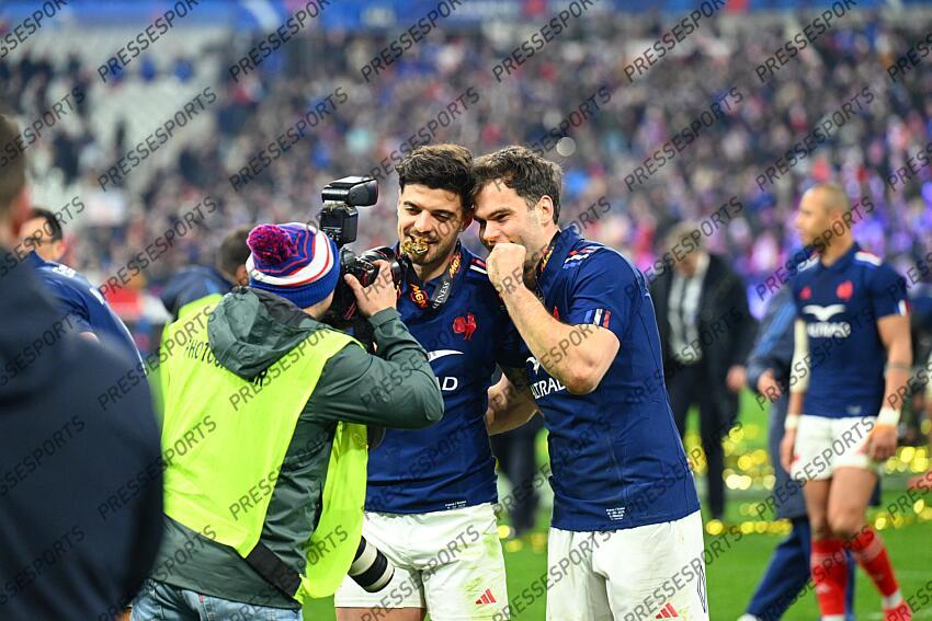 penaud (damian) ntamack (romain) FRANCE-ECOSSE (35-16) 