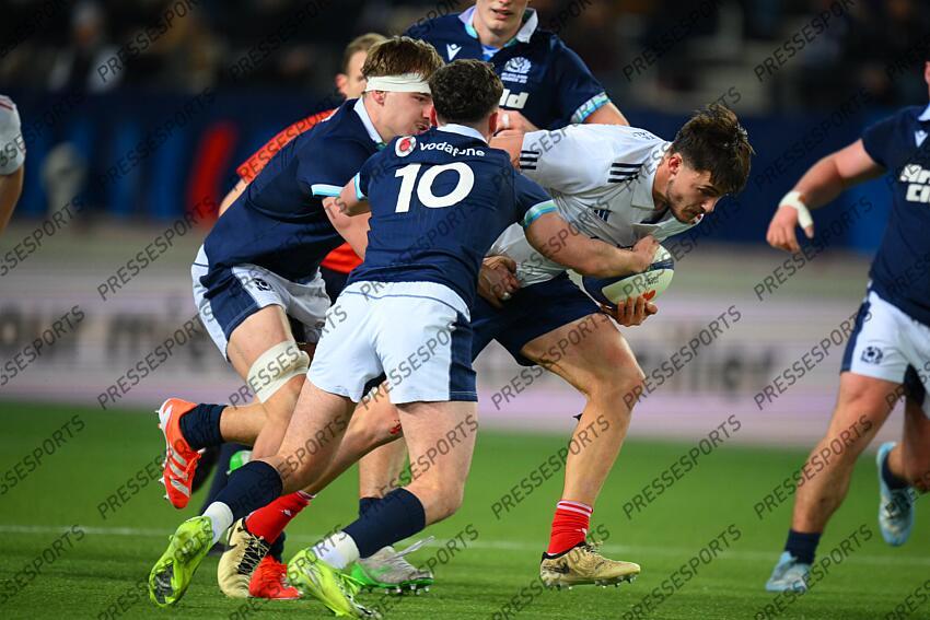 douglas (freddie) urwin (matthew) - 10 cowie (oliver) FRANCE MOINS DE 20 ANS-ECOSSE MOINS DE 20 ANS (45-40) 