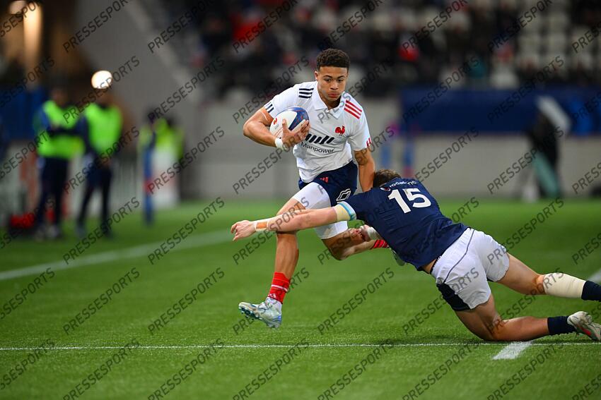 donguy (nolann) brown (jack) - au plaquage FRANCE MOINS DE 20 ANS-ECOSSE MOINS DE 20 ANS (45-40) 