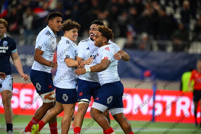 kante samba (charles) akrab (lyam) chalus cercy (antoine) daunivucu (simeli) FRANCE MOINS DE 20 ANS-ECOSSE MOINS DE 20 ANS (45-40) 