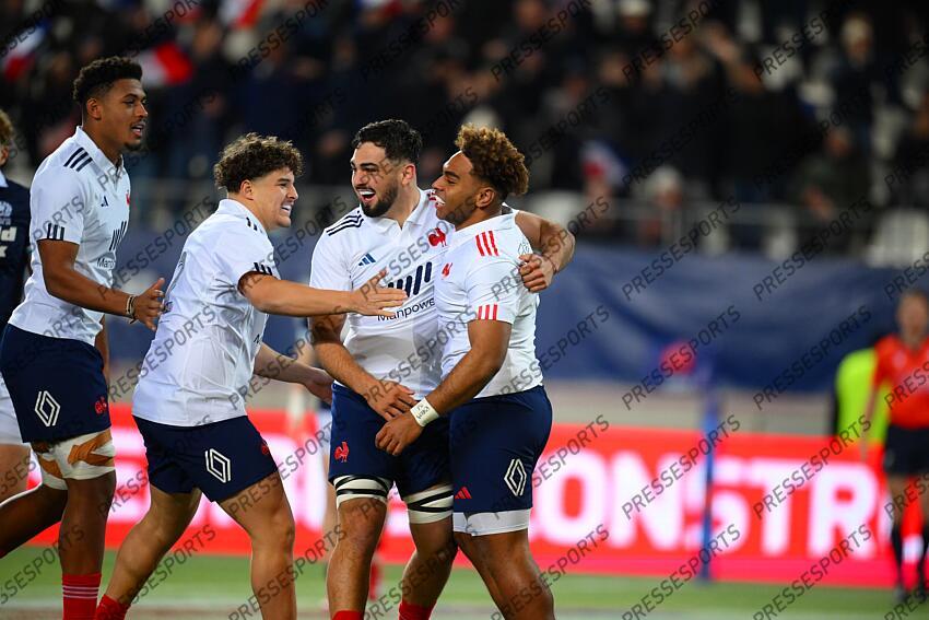 kante samba (charles) akrab (lyam) chalus cercy (antoine) daunivucu (simeli) FRANCE MOINS DE 20 ANS-ECOSSE MOINS DE 20 ANS (45-40) 