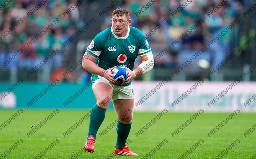 2025 Guinness Six Nations Championship Round 5, Stadio Olimpico, Rome, Italy 15/3/2025 Italy vs Ireland Ireland's Tadhg Furlong Mandatory Credit ©INPHO/Matteo Ciambelli ITALIE-IRLANDE (17-22) 