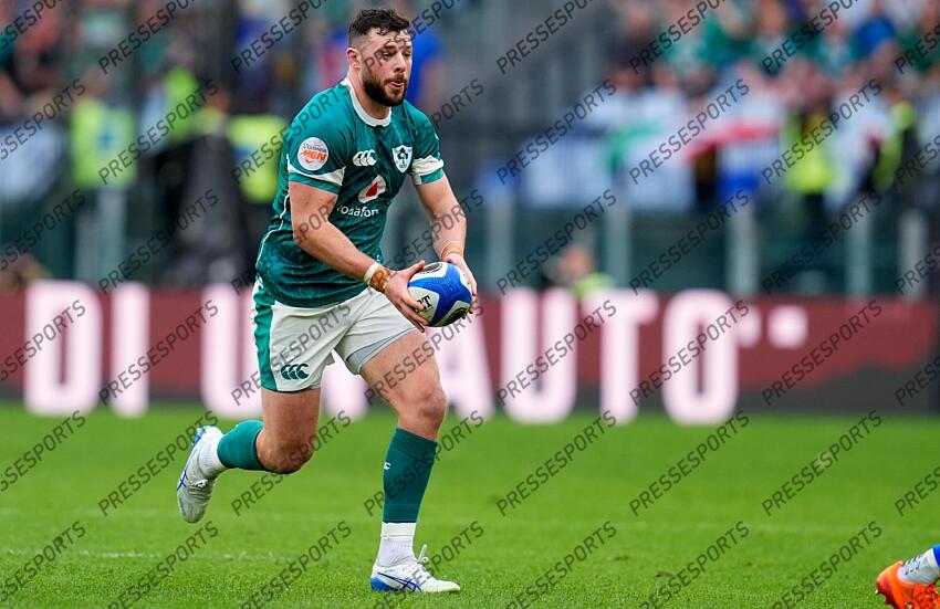 2025 Guinness Six Nations Championship Round 5, Stadio Olimpico, Rome, Italy 15/3/2025 Italy vs Ireland Ireland's Robbie Henshaw Mandatory Credit ©INPHO/Matteo Ciambelli ITALIE-IRLANDE (17-22) 