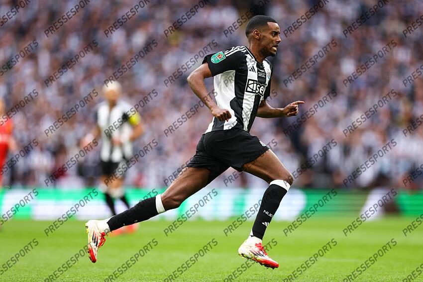 16 March 2025, London - Carabao Cup Final - Liverpool v Newcastle United - Alexander Isak of Newcastle United - Photo: Jacques Feeney / Offside. FINALE LIVERPOOL-NEWCASTLE (1-2) 
