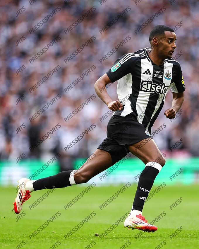 16 March 2025, London - Carabao Cup Final - Liverpool v Newcastle United - Alexander Isak of Newcastle United - Photo: Jacques Feeney / Offside. FINALE LIVERPOOL-NEWCASTLE (1-2) 