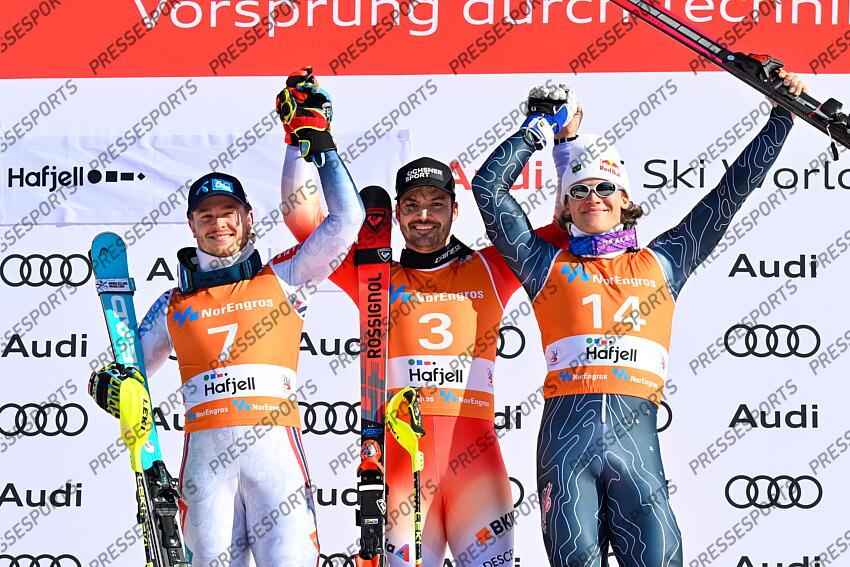 SKI ALPIN COUPE DU MONDE 2025 SLALOM HOMMES HAFJELL