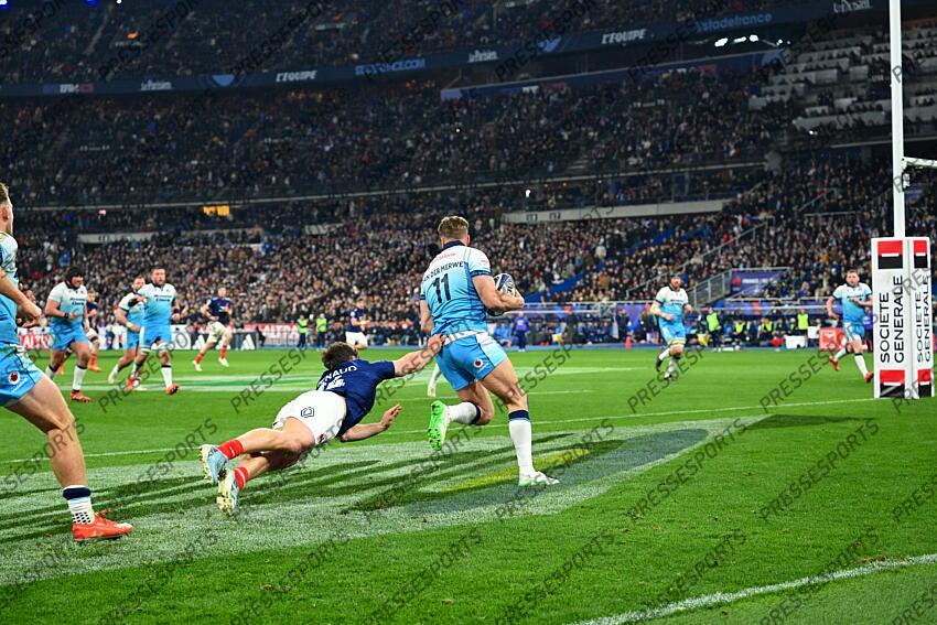 penaud (damian) van der merwe (duhan) FRANCE-ECOSSE (35-16) L'(17/03/2025) 