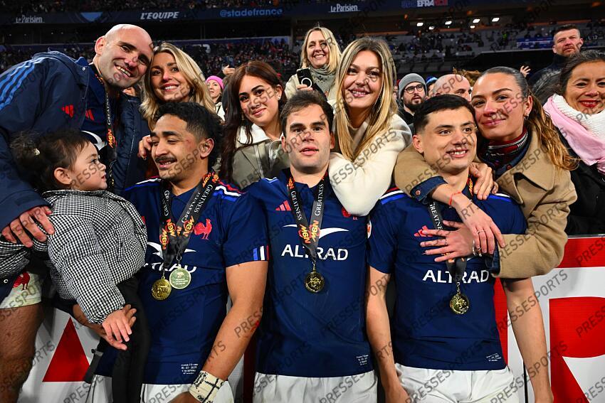 lucu (maxime) moefana (yoram) penaud (damian) bielle biarrey (louis) FRANCE-ECOSSE (35-16) L'(16/03/2025) 