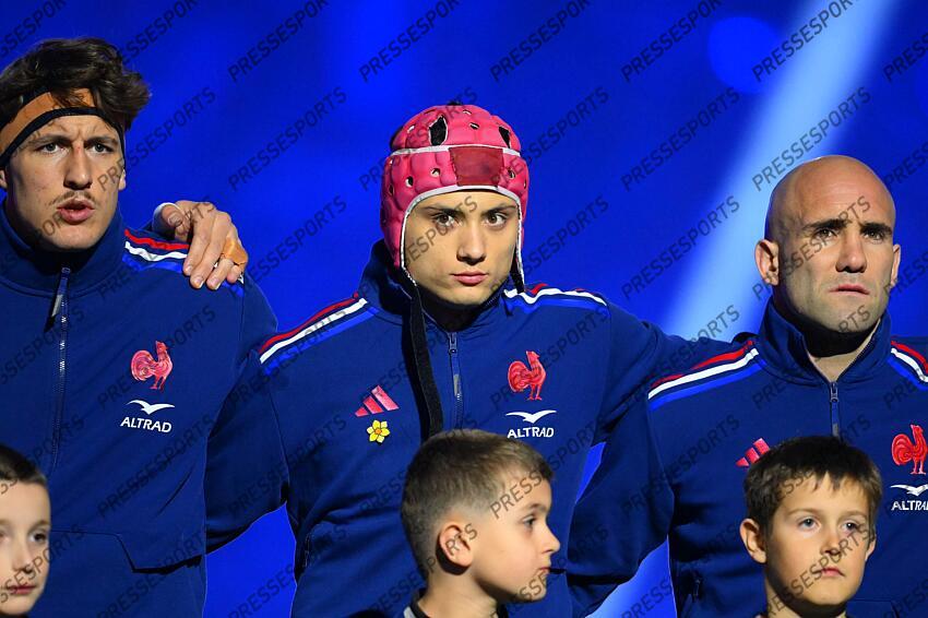 jegou (oscar) bielle biarrey (louis) lucu (maxime) FRANCE-ECOSSE (35-16) 