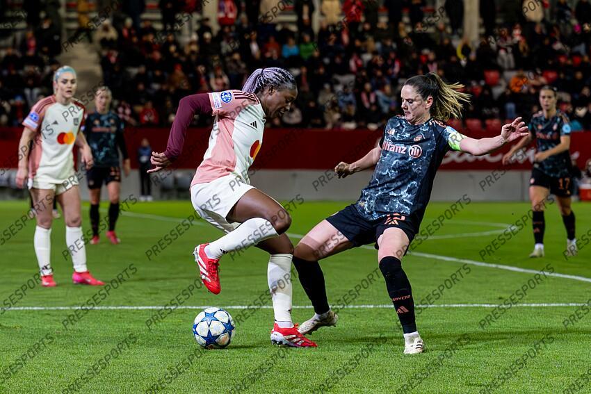 FOOT LIGUE DES CHAMPIONS FEMININE 2025 (F) BAYERN MUNICH-(F) LYON (0-2)