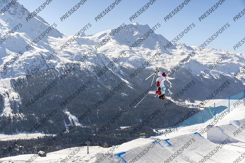 SNOWBOARD SKI FREESTYLE CHPTS DU MONDE 2025 SKI DE BOSSES ENGADIN