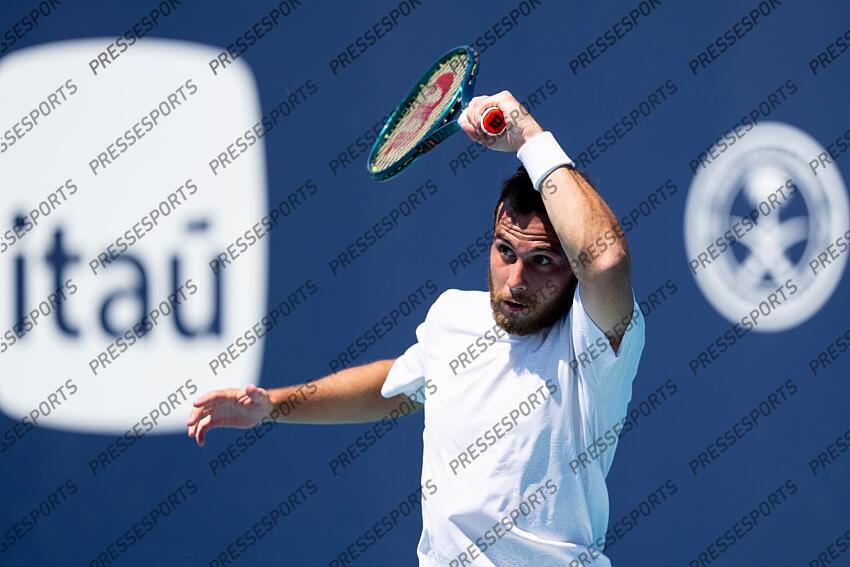 Hugo Gaston (FRA) NISHIOKA/GASTON Miami Open 2025 - Hard Rock Stadium 