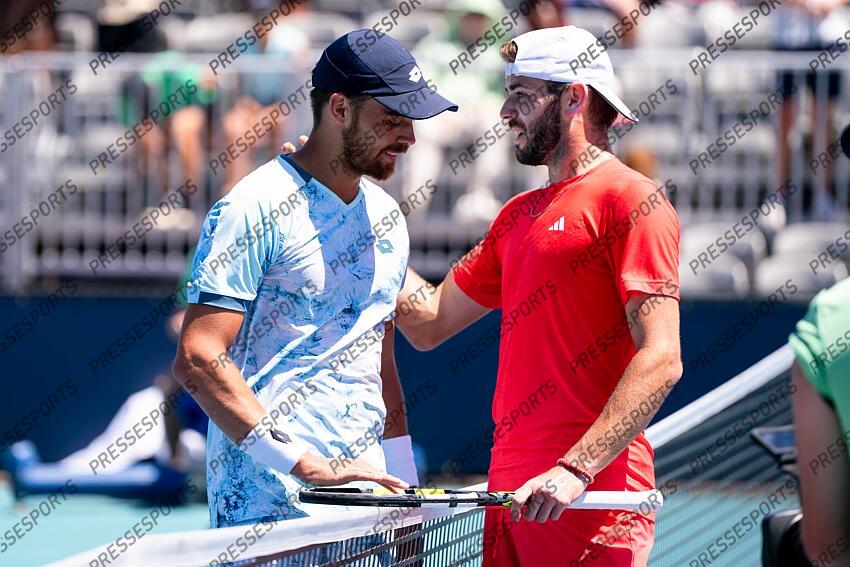 Benjamin Bonzi (FRA) Jacob Fearnley (GBR) BONZI/FEARNLEY Miami Open 2025 - Hard Rock Stadium 