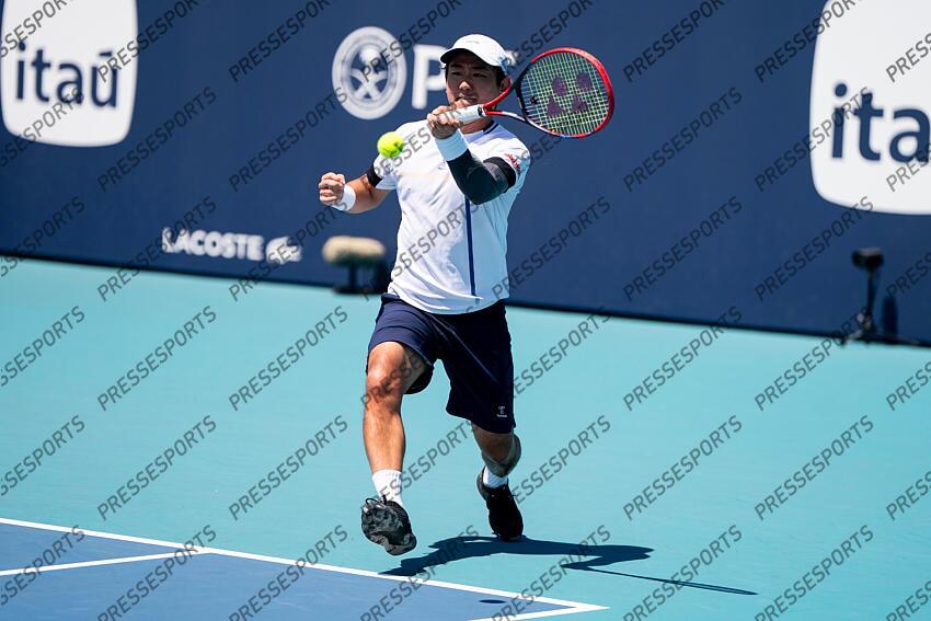 Yoshihito Nishioka (JPN) NISHIOKA/GASTON Miami Open 2025 - Hard Rock Stadium 