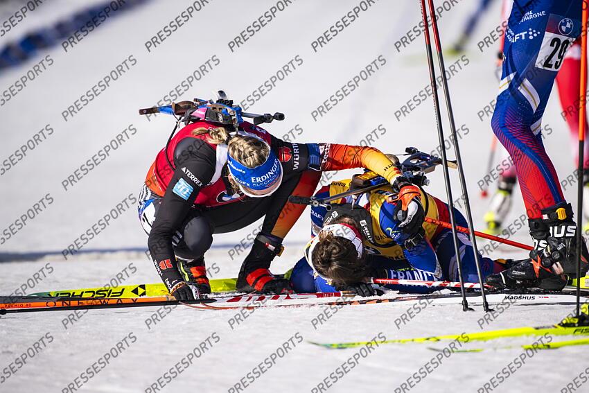 BIATHLON COUPE DU MONDE 2025 MASS START HOMMES ET FEMMES OSLO