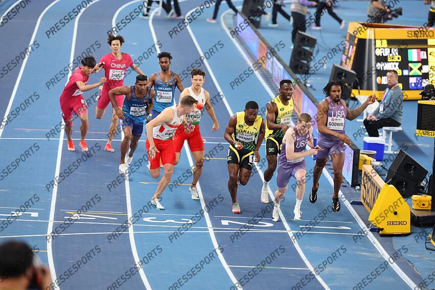 ATHLETISME CHPTS DU MONDE EN SALLE 2025 RELAIS 4 X 400 M HOMMES