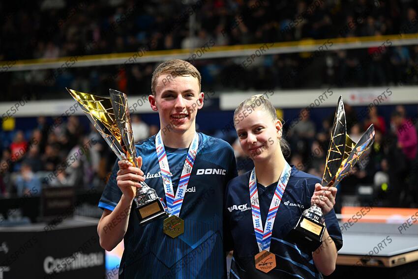 TENNIS DE TABLE CHPTS DE FRANCE 2025 CHASSELIN JEAN / LUTZ COTON