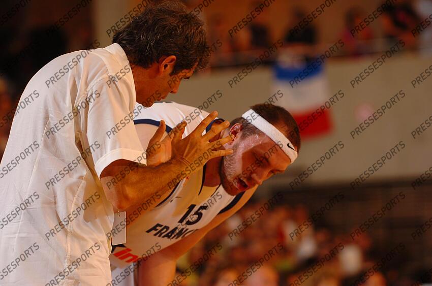 bergeaud (claude) weis (frederic) FRANCE-BELGIQUE (98-75) weis (fred) 