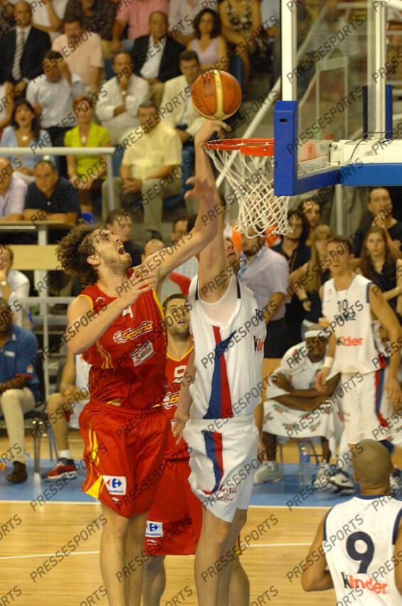 BASKET MATCH AMICAL 2007 ESPAGNE-FRANCE (87-72)
