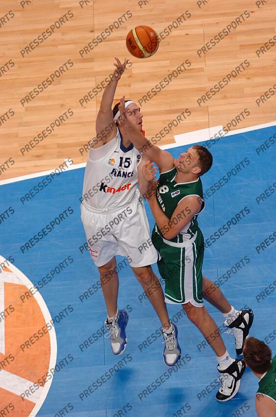 BASKET CHPT D'EUROPE DES NATIONS 2007 FRANCE-SLOVENIE (74-88)
