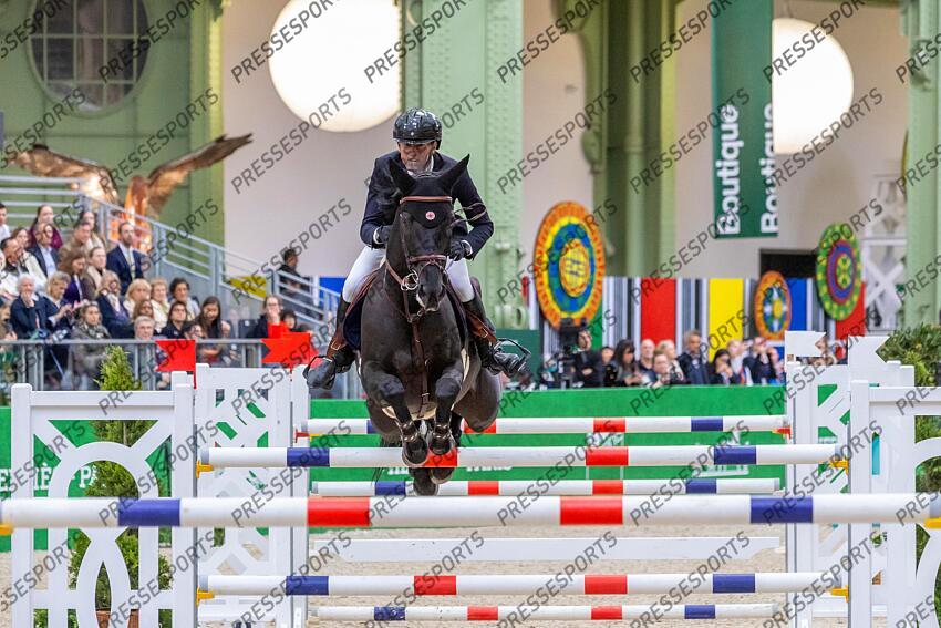 Saut Hermès 2025. Prix Hermès Sellier. Simon DELESTRE (FRA). DEXTER FONTENIS Z Eric KNOLL / Presse Sports SAUT HERMES 