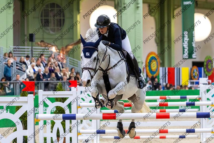 Saut Hermès 2025. Prix Hermès Sellier. Kendra Claricia BRINKOP (GER). MA BELLE Eric KNOLL / Presse Sports SAUT HERMES 