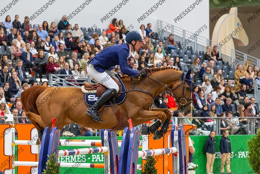 Saut Hermès 2025. Prix Hermès Sellier. Daniel DEUSSER (GER). BINGO STE HERMELLE Eric KNOLL / Presse Sports SAUT HERMES 