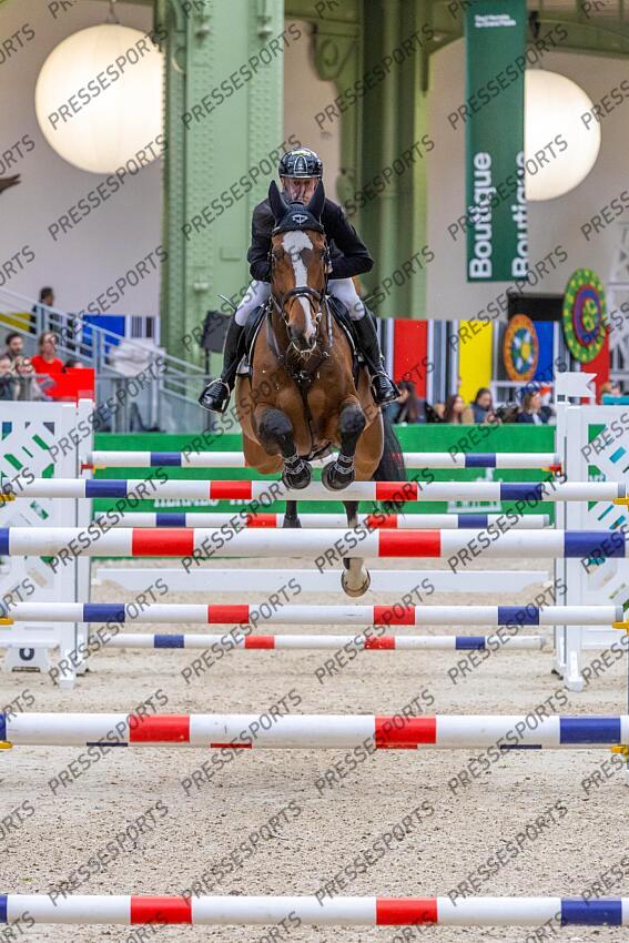 Saut Hermès 2025. Prix Hermès Sellier. Marcus EHNING (GER). PRIAM DU ROSET Eric KNOLL / Presse Sports SAUT HERMES 