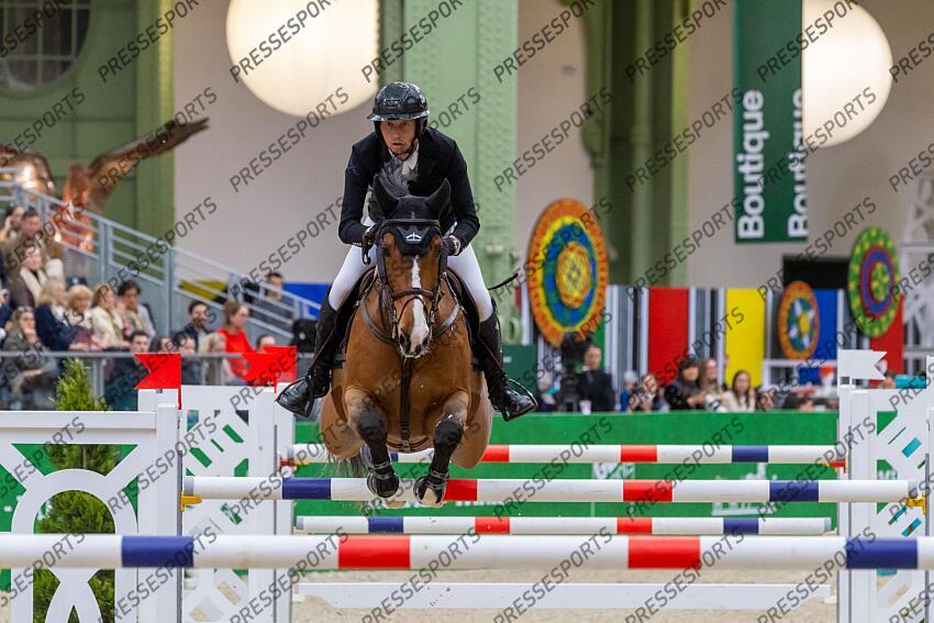 Saut Hermès 2025. Prix Hermès Sellier. Martin FUCHS (SUI). L&L UPGRADE Eric KNOLL / Presse Sports SAUT HERMES 