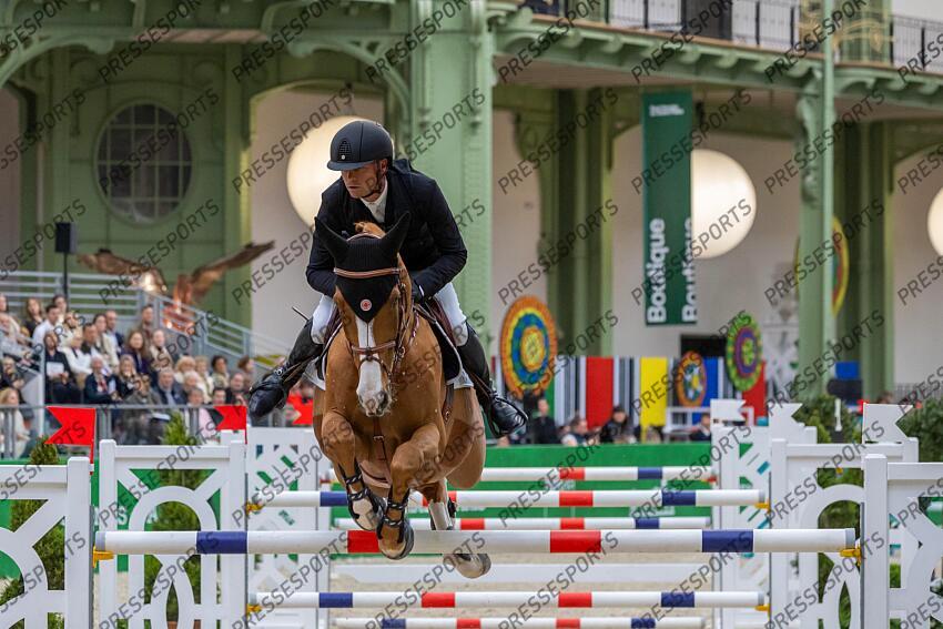 Saut Hermès 2025. Prix Hermès Sellier. Jerome GUERY (BEL). CARECA LS ELITE Eric KNOLL / Presse Sports SAUT HERMES 