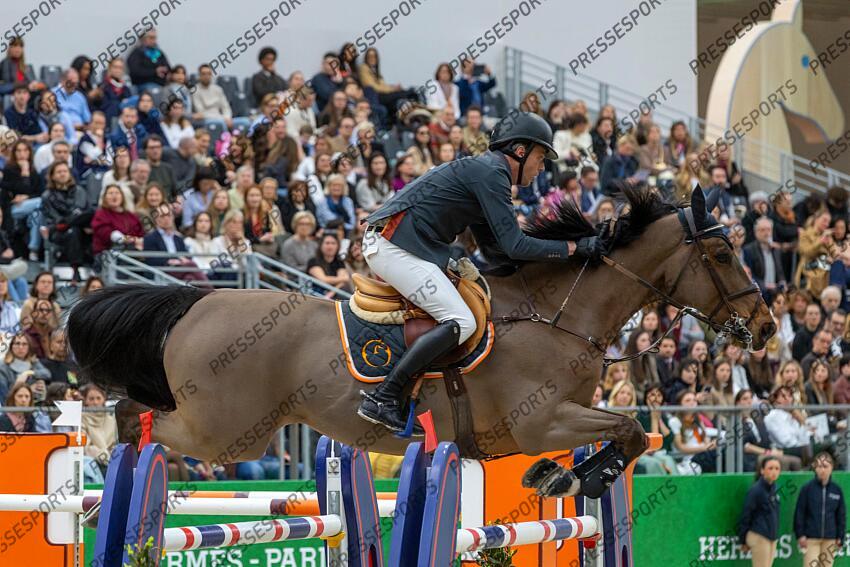 Saut Hermès 2025. Prix Hermès Sellier. Harrie SMOLDERS (NED). MR. TAC Eric KNOLL / Presse Sports SAUT HERMES 