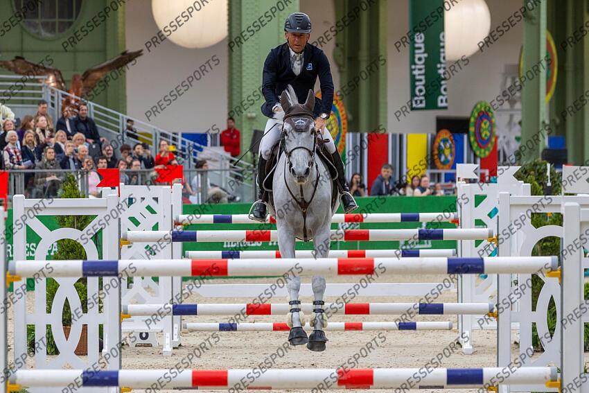 Saut Hermès 2025. Prix Hermès Sellier. Philippe ROZIER (FRA). DIRTY SWEET Eric KNOLL / Presse Sports SAUT HERMES 